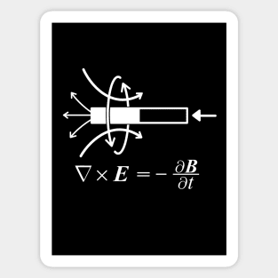 Maxwell Equation 3 Sticker